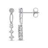 Thumbnail Image 1 of Previously Owned Diamond Dangle Earrings 1/5 cttw 10K White Gold