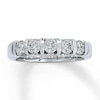 Thumbnail Image 0 of Previously Owned Diamond Anniversary Ring 1 cttw 14K White Gold - Size 7