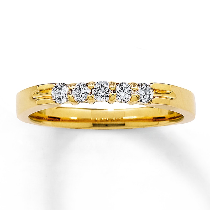 Main Image 1 of Previously Owned Diamond Band 1/4 ct tw 14K Yellow Gold