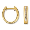 Thumbnail Image 0 of Previously Owned Earrings 1/8 ct tw Diamonds 10K Yellow Gold