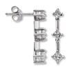 Thumbnail Image 1 of Previously Owned Diamond Earring 1/2 ct tw 14K White Gold
