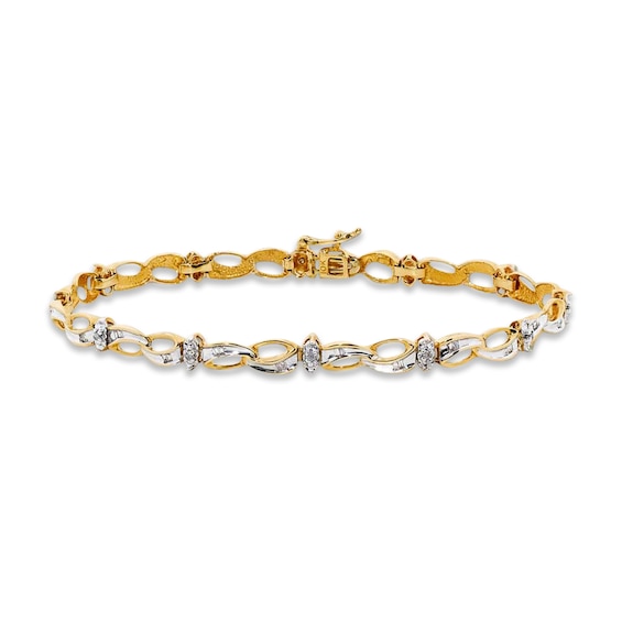 Previously Owned Diamond Bracelet 1/4 ct tw 10K Yellow Gold