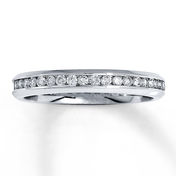 Previously Owned Diamond Eternity Band 1/2 ct tw 14K White Gold Size 6