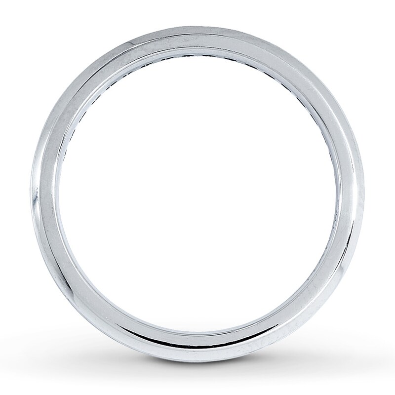 Main Image 2 of Previously Owned Diamond Eternity Band 1/2 ct tw 14K White Gold - Size 6