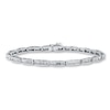 Thumbnail Image 1 of Previously Owned Diamond Bracelet 2 ct tw Baguette-cut 14K White Gold