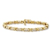Previously Owned Diamond Bracelet 1 ct tw Baguette-cut 10K Yellow Gold