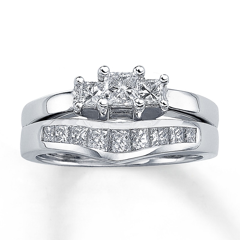 Main Image 4 of Previously Owned Enhancer 3/8 ct tw Diamonds 14K White Gold