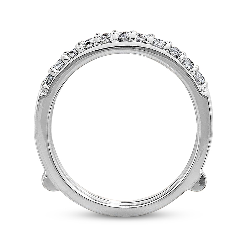 Previously Owned Diamond Enhancer Ring 1/2 ct tw Round-cut 14K White Gold