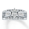 Thumbnail Image 1 of Previously Owned Ring 2 ct tw Diamonds 14K White Gold