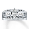 Thumbnail Image 0 of Previously Owned Ring 2 ct tw Diamonds 14K White Gold