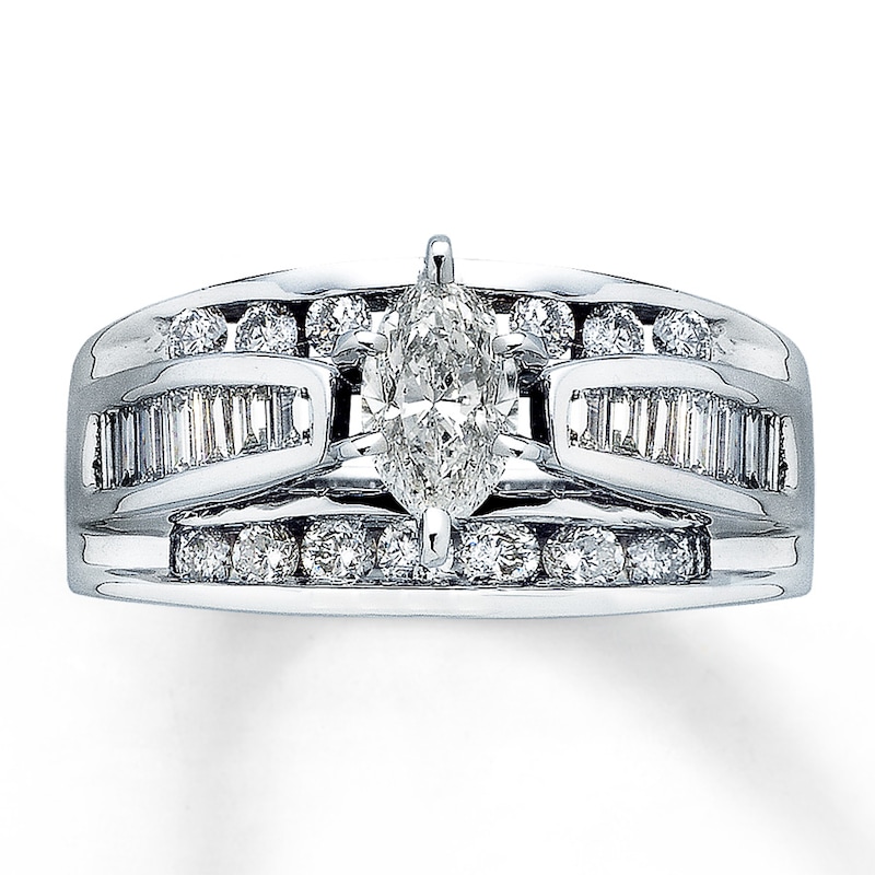 Main Image 1 of Previously Owned Ring 2 ct tw Diamonds 14K White Gold