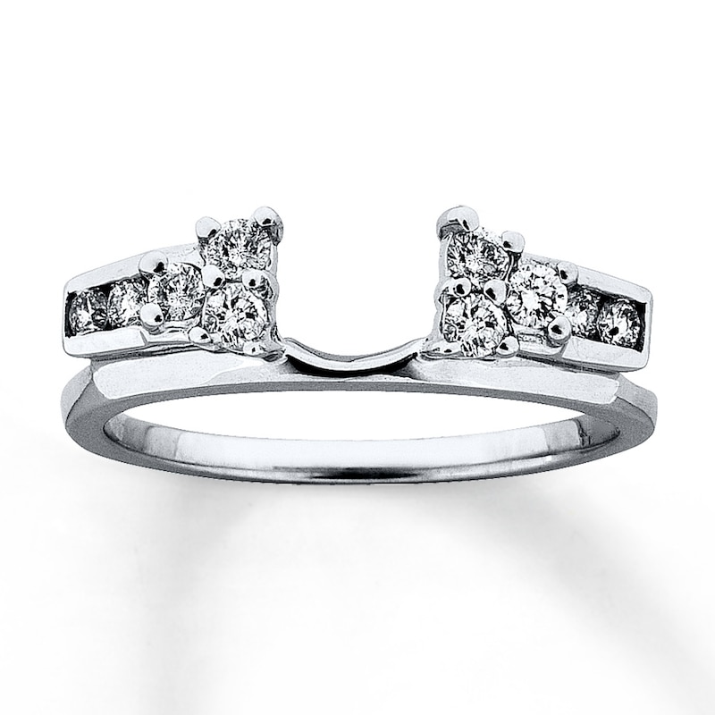 Main Image 1 of Previously Owned Enhancer 1/3 ct tw Diamonds 14K White Gold