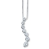 Previously Owned Necklace 1/4 ct tw Diamonds 14K White Gold