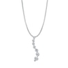 Thumbnail Image 0 of Previously Owned Diamond Necklace 1 Carat tw 14K White Gold 18"