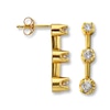 Thumbnail Image 1 of Previously Owned Earrings 1/2 ct tw Diamonds 14K Yellow Gold