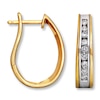 Thumbnail Image 1 of Previously Owned Earrings 1/2 ct tw Diamonds 14K Yellow Gold