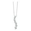 Thumbnail Image 1 of Previously Owned Diamond Necklace 1/4 ct tw Princess-cut 14K White Gold 18&quot;