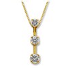 Thumbnail Image 1 of Previously Owned Necklace 1 ct tw Diamonds 14K Yellow Gold