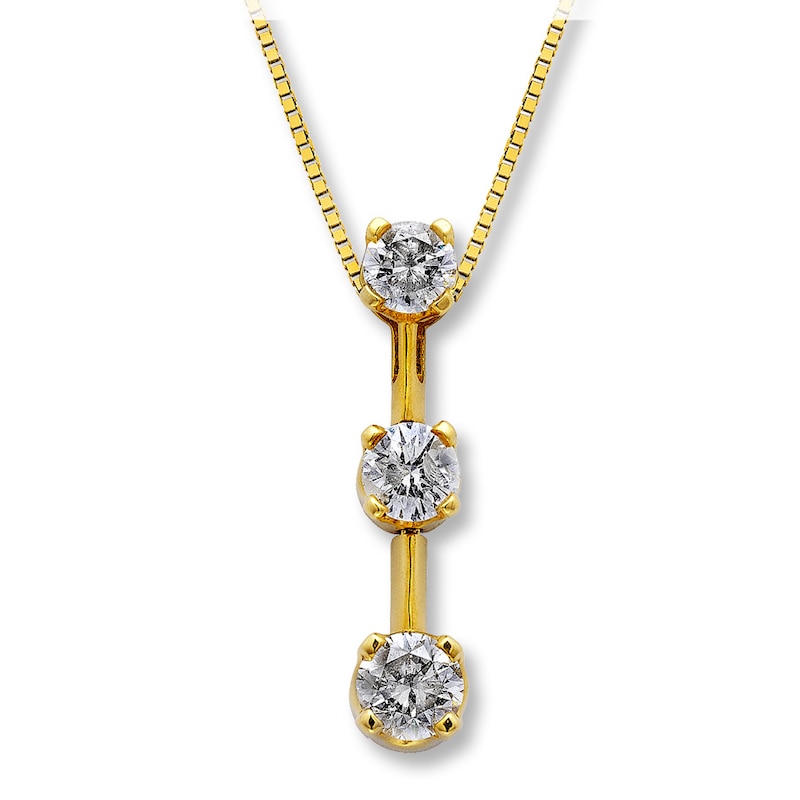 Previously Owned Necklace 1 ct tw Diamonds 14K Yellow Gold