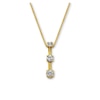 Thumbnail Image 0 of Previously Owned Diamond Necklace 1/2 ct tw 14K Yellow Gold