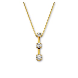 Previously Owned Diamond Necklace 1/2 ct tw 14K Yellow Gold