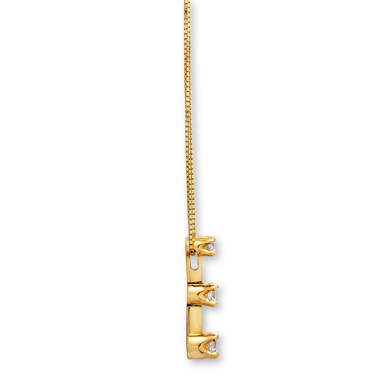 Previously Owned Diamond Necklace 1/2 ct tw 14K Yellow Gold