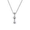Thumbnail Image 1 of Previously Owned Diamond Necklace 1/4 ct tw 14K White Gold