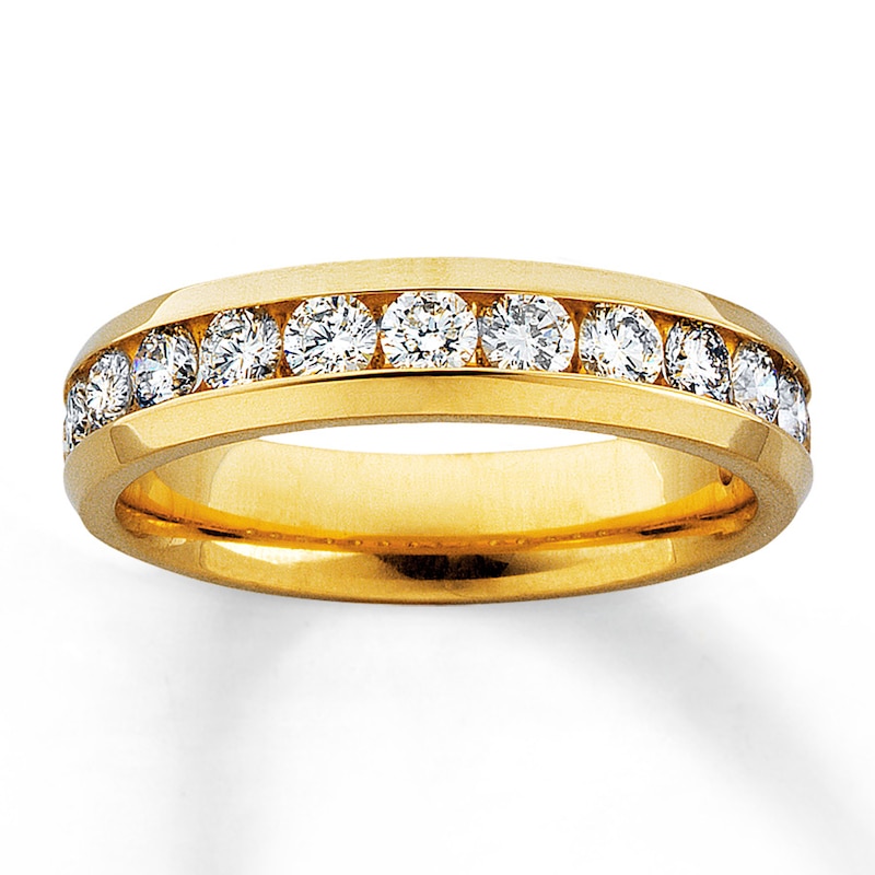 Main Image 1 of Previously Owned Diamond Anniversary Ring 1 ct tw Round-cut 14K Yellow Gold
