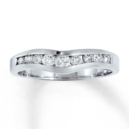 Previously Owned Band 3/8 ct tw Diamonds 14K White Gold