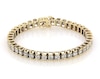 Thumbnail Image 1 of Previously Owned Round-Cut Diamond Link Bracelet 7 ct tw 14K Yellow Gold 7.5&quot;