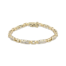 Previously Owned Diamond Link Bracelet 1-1/2 ct tw 14K Yellow Gold