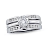 Thumbnail Image 4 of Previously Owned Diamond Enhancer Ring 1/4 ct tw Round-cut 14K White Gold