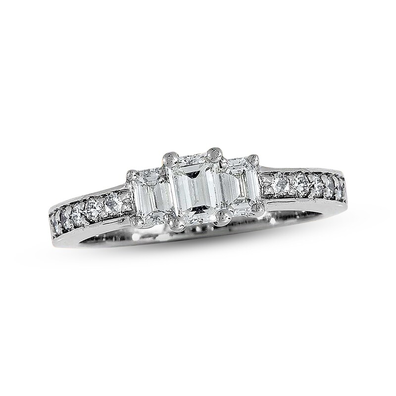Previously Owned 3-Stone Ring 1 ct tw Diamonds 14K White Gold