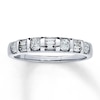 Previously Owned Diamond Anniversary Band 1/2 ct tw 14K White Gold