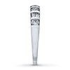 Thumbnail Image 3 of Previously Owned Diamond Anniversary Band 1/2 ct tw Round & Baguette-cut 14K White Gold