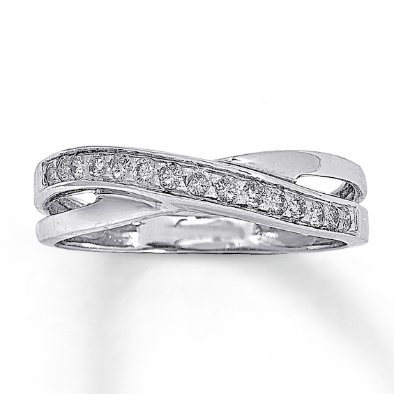 Previously Owned Diamond Anniversary Band 1/4 ct tw 14K White Gold