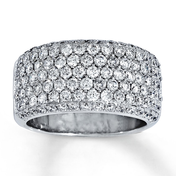 Previously Owned Diamond Anniversary Ring 2 ct tw 14K White Gold