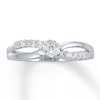 Thumbnail Image 0 of Previously Owned Promise Ring 1/4 ct tw Diamonds 10K White Gold