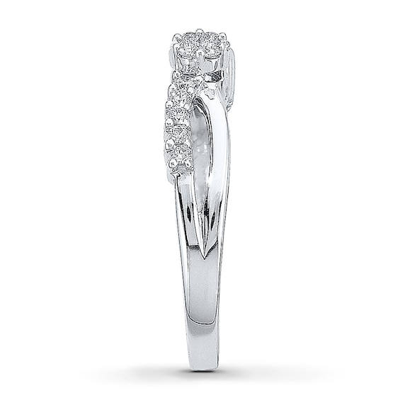 Thumbnail Image 2 of Previously Owned Promise Ring 1/4 ct tw Diamonds 10K White Gold
