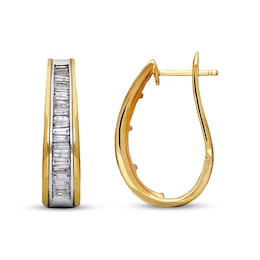 Previously Owned Earrings 1 ct tw Diamonds 14K Yellow Gold