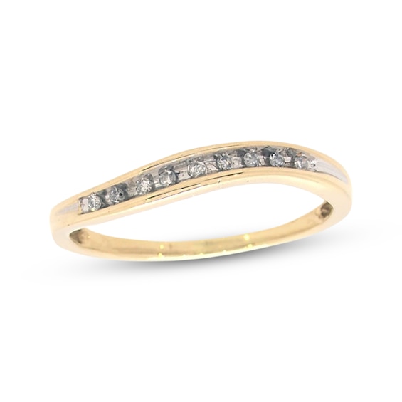 Previously Owned Diamond Anniversary Ring 1/20 ct tw Round-cut 10K Yellow Gold