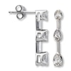 Thumbnail Image 1 of Previously Owned Earrings 1/2 ct tw Diamonds 14K White Gold