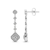 Thumbnail Image 1 of Previously Owned Drop Earrings 1/3 ct tw Diamonds 14K White Gold