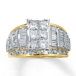 Previously Owned Ring 3 ct tw Diamonds 14K Two-Tone Gold
