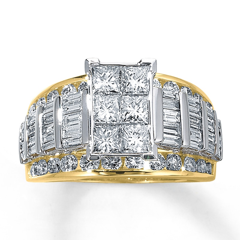 Main Image 1 of Previously Owned Ring 3 ct tw Diamonds 14K Two-Tone Gold