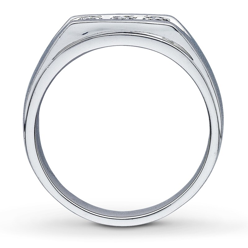 Previously Owned Men's Diamond Ring 1/2 ct tw 14K White Gold