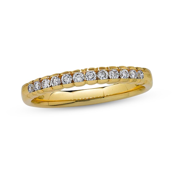Previously Owned Diamond Anniversary Band 1/4 ct tw Round-cut 14K Yellow Gold