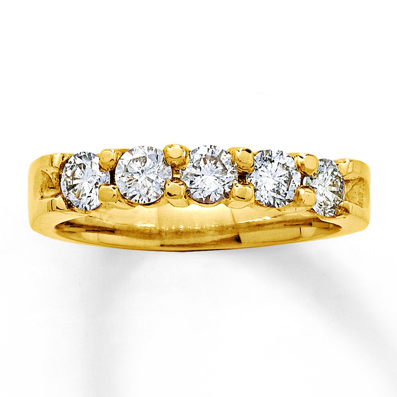 Previously Owned Diamond Ring 1 ct tw Round 14K Yellow Gold