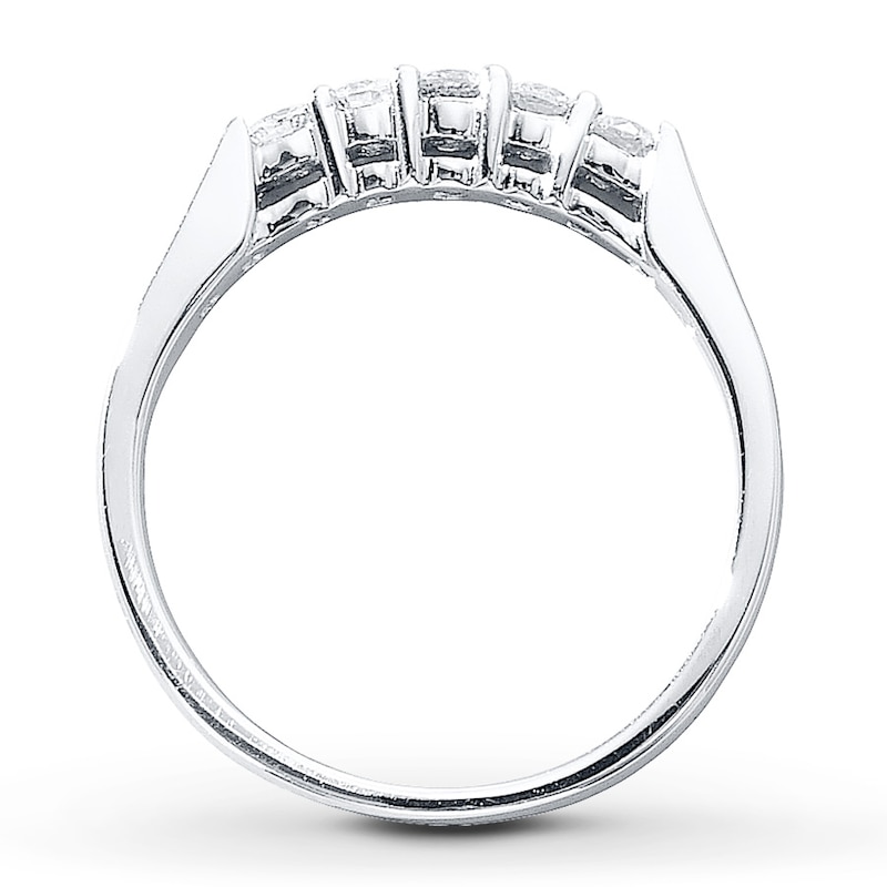 Main Image 2 of Previously Owned Anniversary Band 3/8 ct tw Round-cut Diamonds 14K White Gold