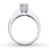 Thumbnail Image 1 of Previously Owned Engagement Ring 1-1/4 ct tw Princess-cut Diamonds 14K White Gold